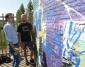 Treurenburg: wethouder Mike van der Geld kreeg graffityles
